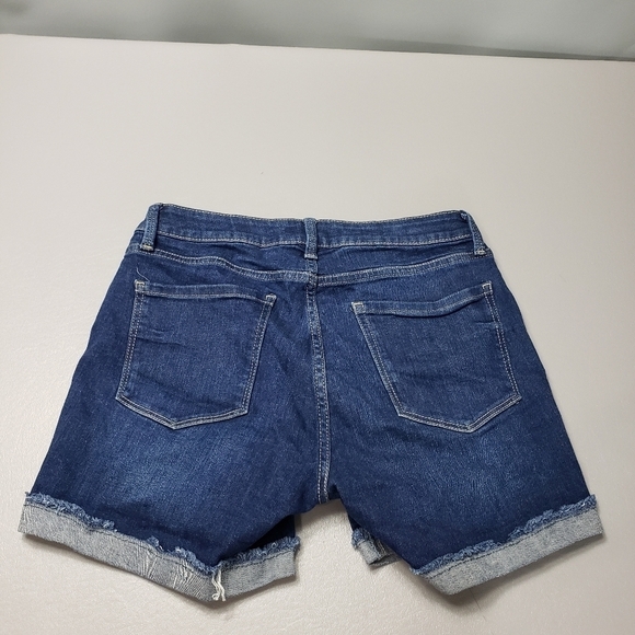 Arizona cuffed hem blue denim jean shorts juniors size 7 - Picture 3 of 8